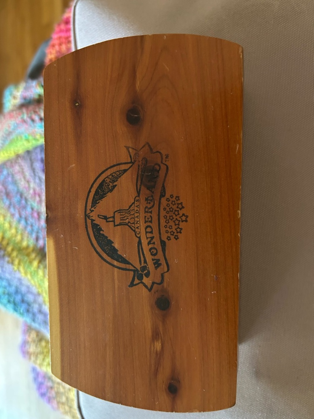 Cedar Decorative Box - Natural Brown